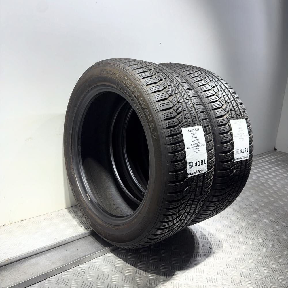 Gomme Usate 235 55 R19 105V Hankook Winter I*Cept Evo2 SUV 71% Invernali - immagine 5
