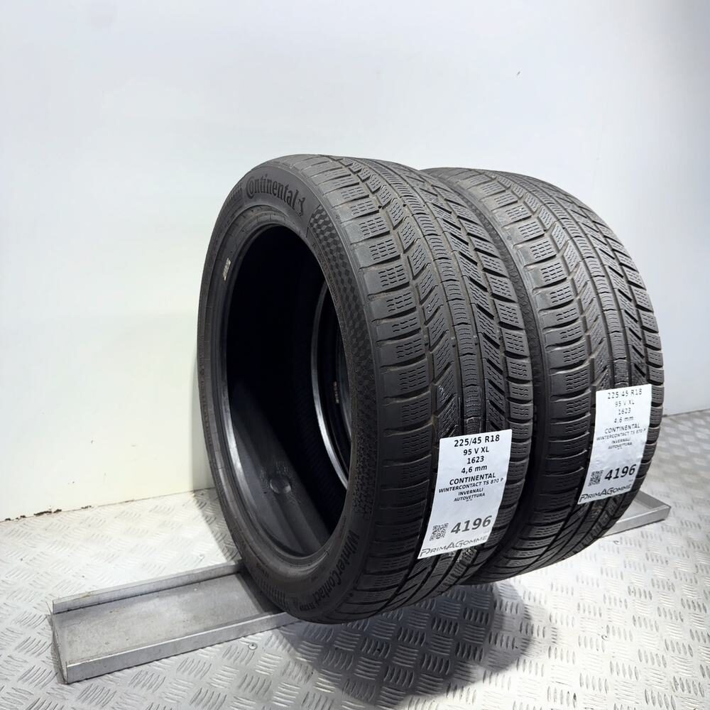 Gomme Usate 225 45 R18 95V XL Continental Wintercontact TS 870 P Invernali - immagine 5