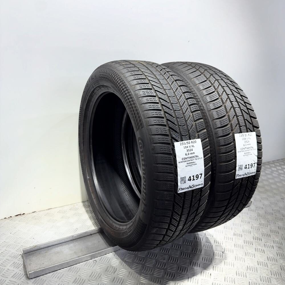 Gomme Usate 235 50 R20 104V XL Continental Wintercontact TS 870 P 86% Invernali - immagine 5