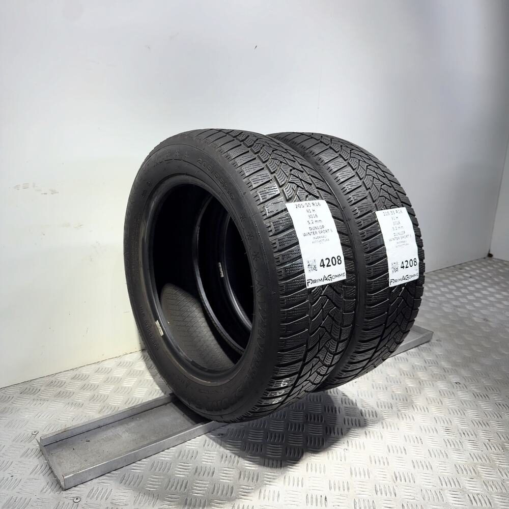 Gomme Usate 205 55 R16 91H Dunlop Winter Sport 5 74% Invernali - immagine 5