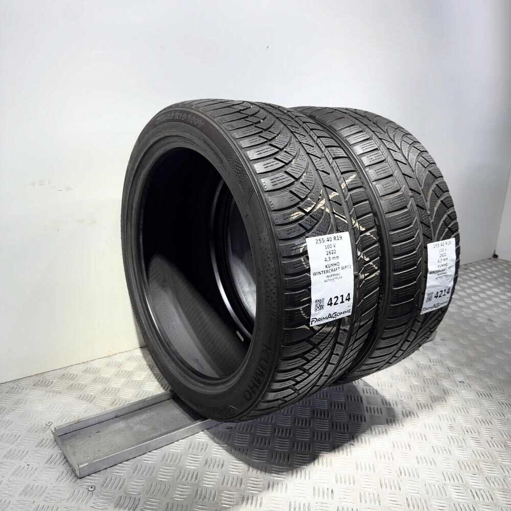 Gomme Usate 255 40 R19 100V Kumho Wintercraft WP72 Invernali - immagine 5