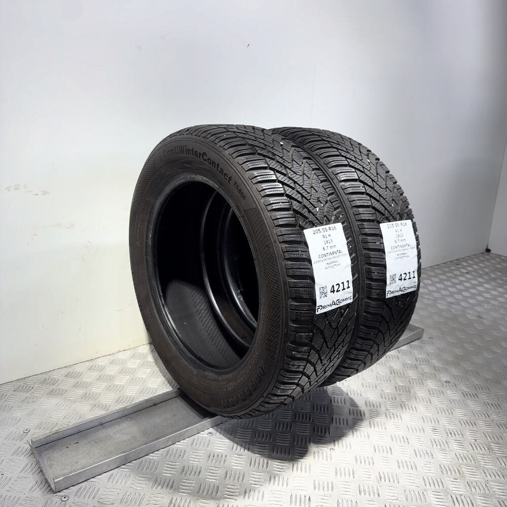 Gomme Usate 205 55 R16 91H Continental Contiwintercontact TS850 96% Invernali - immagine 5