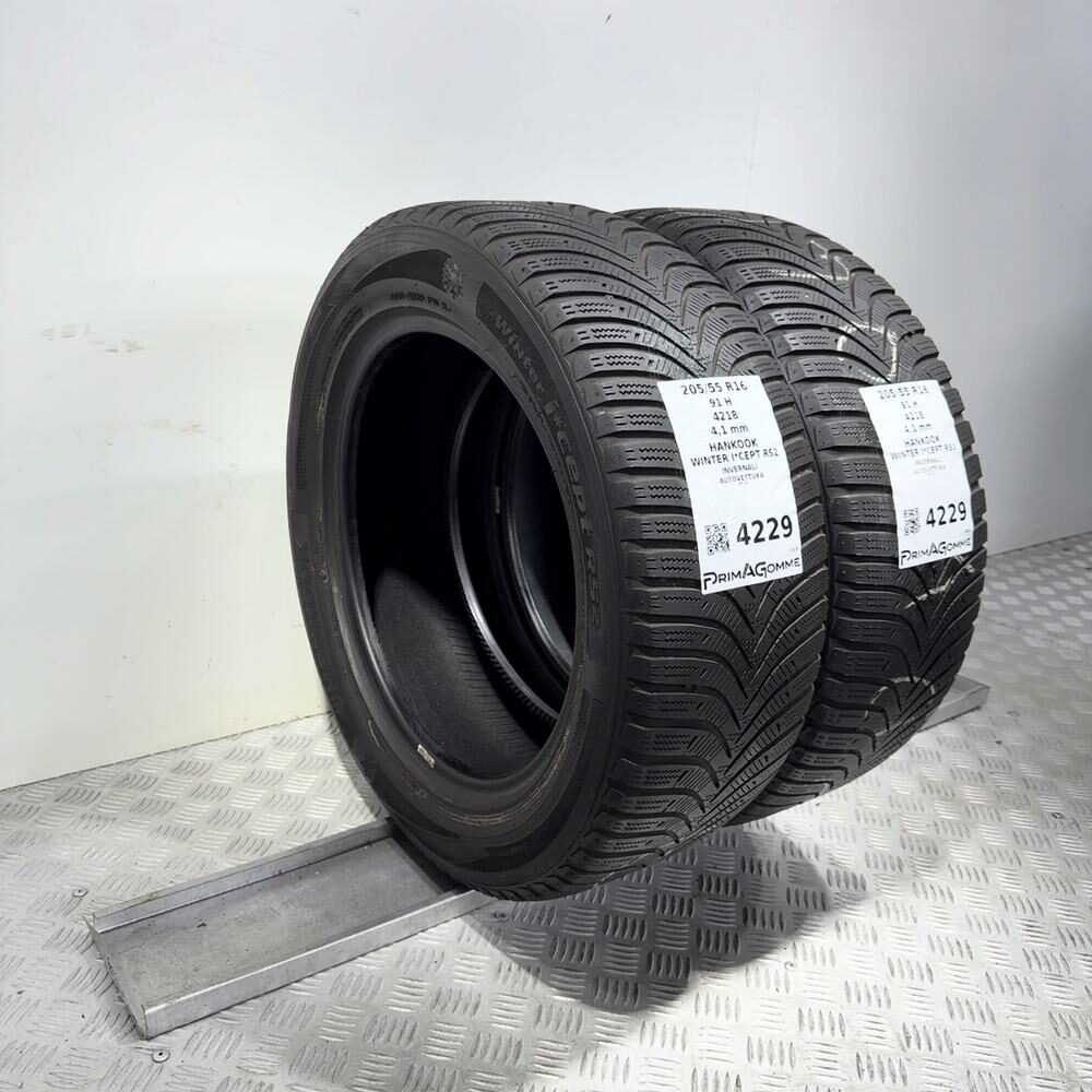 Gomme Usate 205 55 R16 91H Hankook Winter I*Cept RS2 Invernali - immagine 5