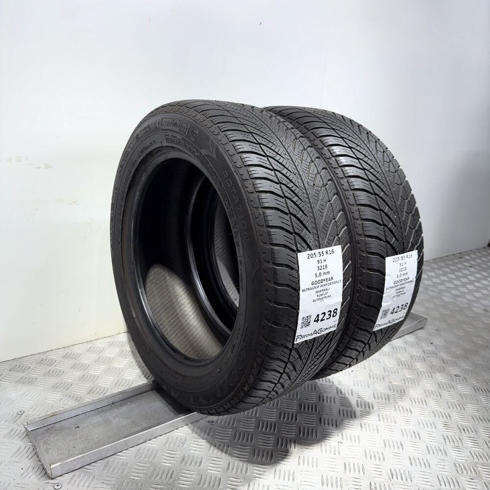 Gomme Usate 205 55 R16 91H Goodyear Ultragrip Performance RunFlat 71% Invernali - immagine 5