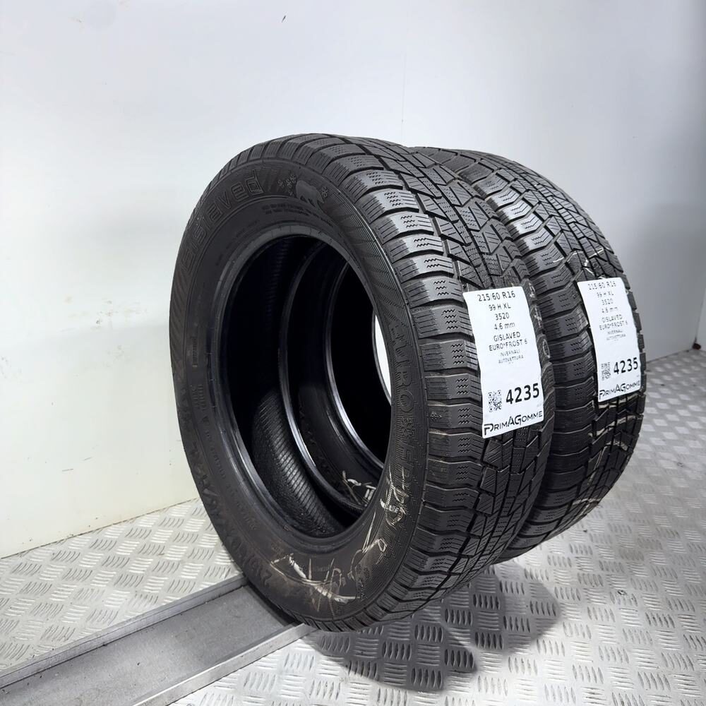 Gomme Usate 215 60 R16 99H XL Gislaved Euro*Frost 6 Invernali - immagine 5