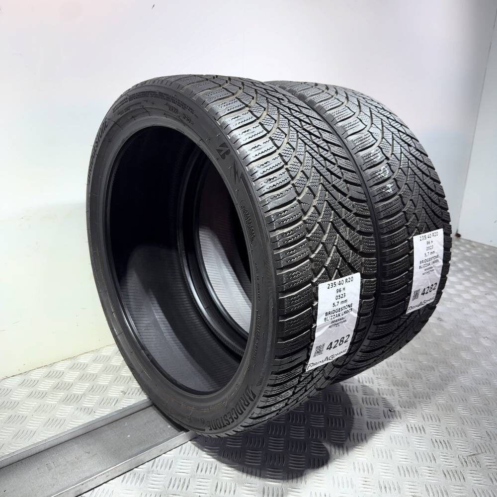 Gomme Usate 235 40 R20 96H Bridgestone Blizzak LM005 81% Invernali - immagine 5