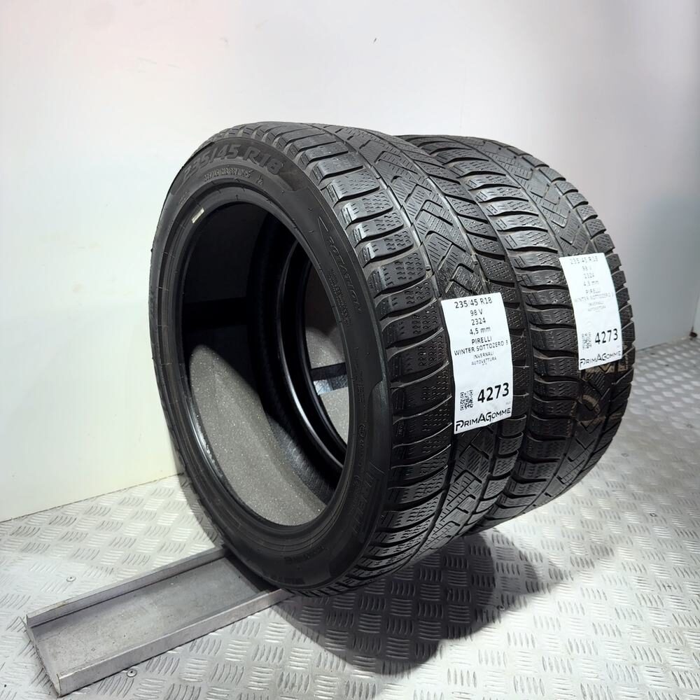 Gomme Usate 235 45 R18 98V Pirelli Winter Sottozero 3 Invernali - immagine 5