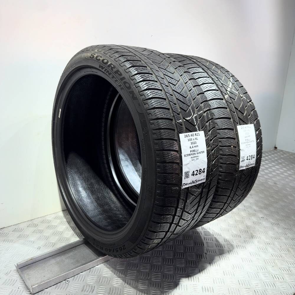 Gomme Usate 265 40 R21 105V XL Pirelli Scorpion Winter Invernali - immagine 5
