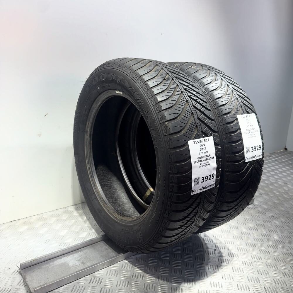 Gomme Usate 215 60 R17 96V Goodyear Vector 4Seasons 4 Stagioni - immagine 5