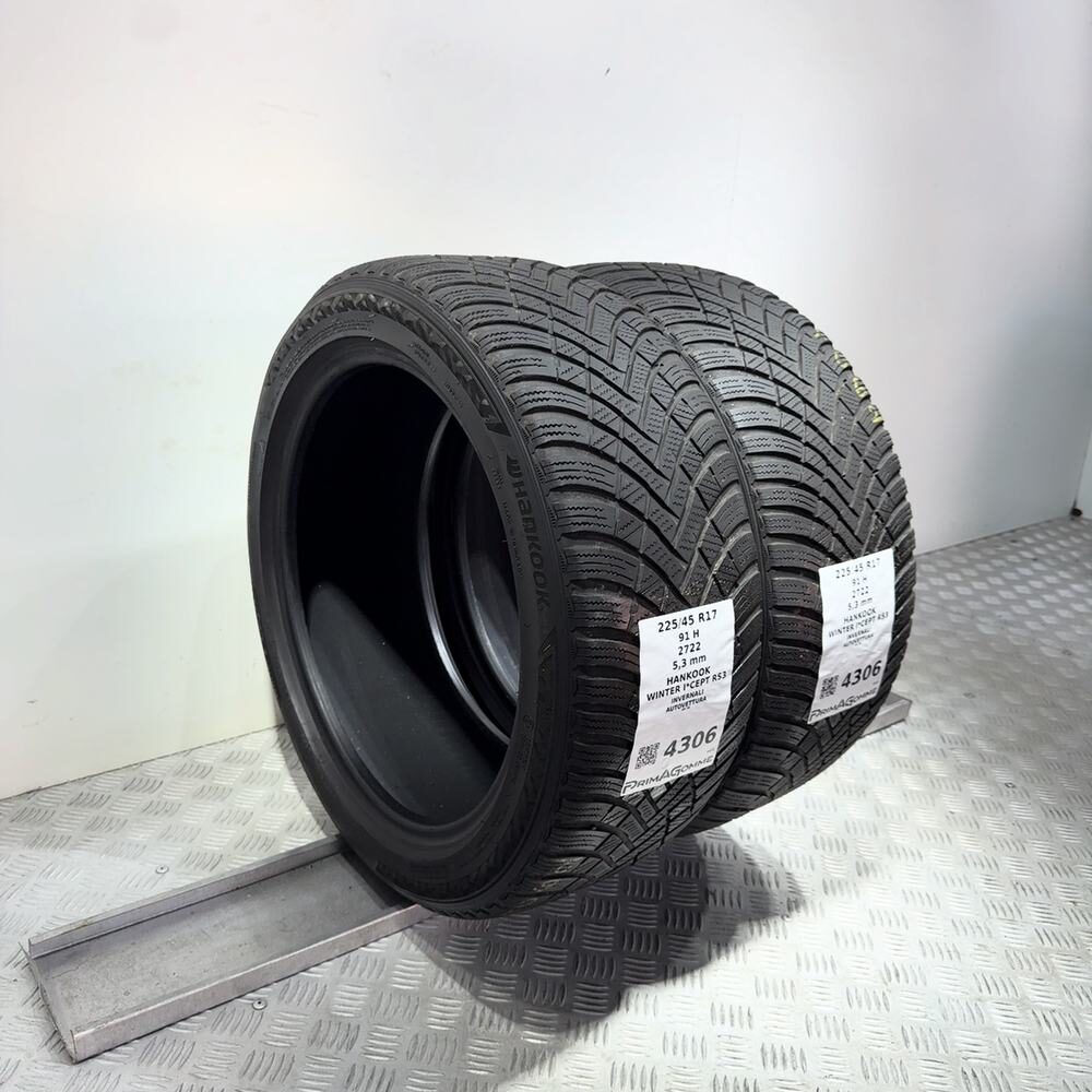 Gomme Usate 225 45 R17 91H Hankook Winter I*Cept RS3 76% Invernali - immagine 5