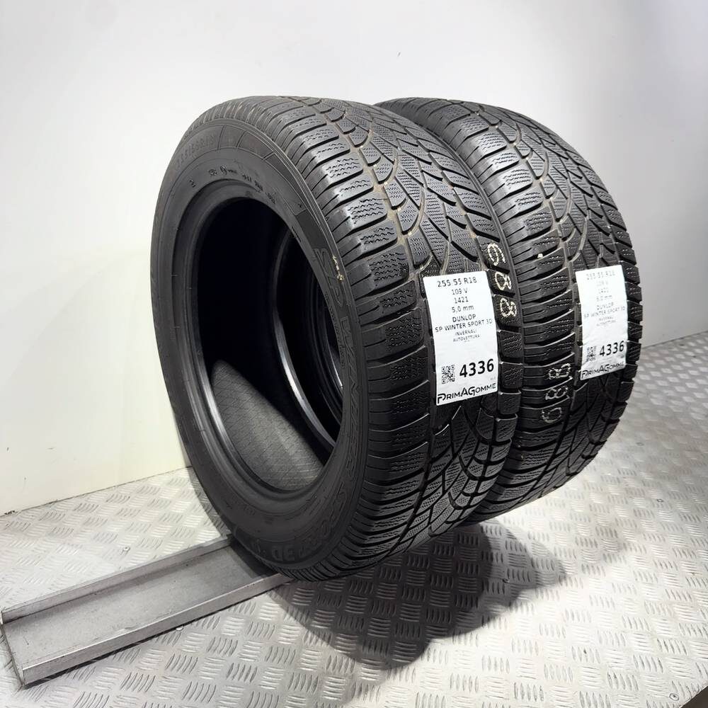 Gomme Usate 255 55 R18 109V Dunlop SP Winter Sport 3D 71% Invernali - immagine 5