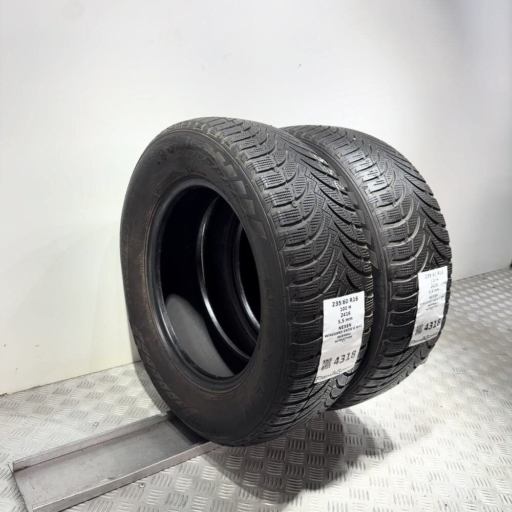 Gomme Usate 235 60 R16 100H Nexen Winguard Snow'G WH2 79% Invernali - immagine 5