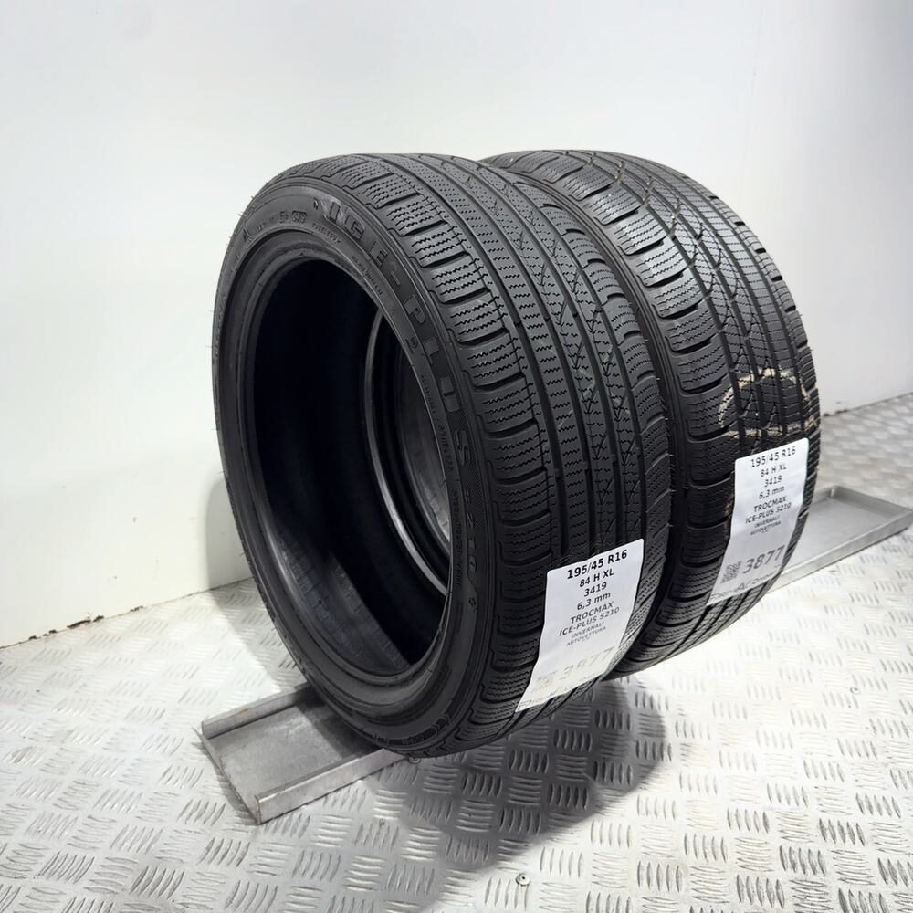 Gomme Usate 195 45 R16 84H XL Tracmax Ice-Plus S210 90% Invernali - immagine 5