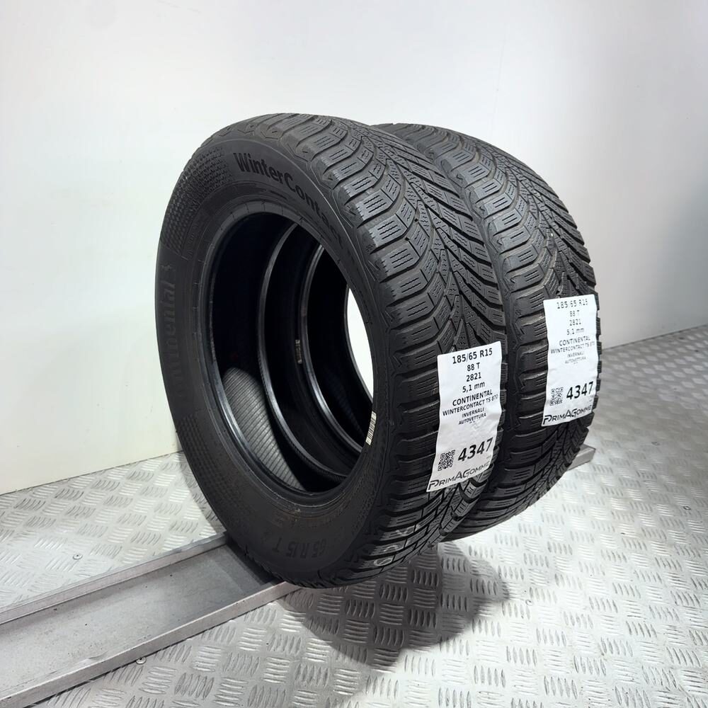 Gomme Usate 185 65 R15 88T Continental Wintercontact TS 870 73% Invernali - immagine 5