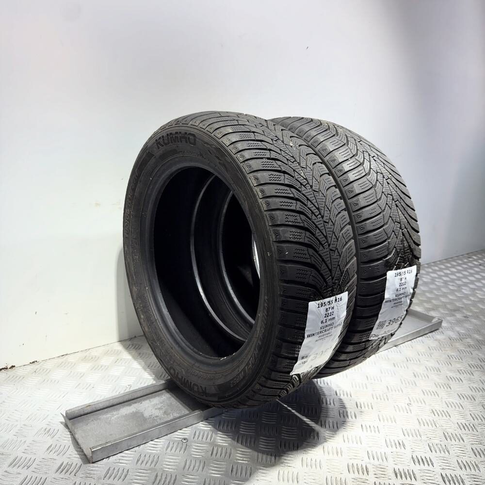Gomme Usate 195 55 R16 87H Kumho Wintercraft WP52 87% Invernali - immagine 5