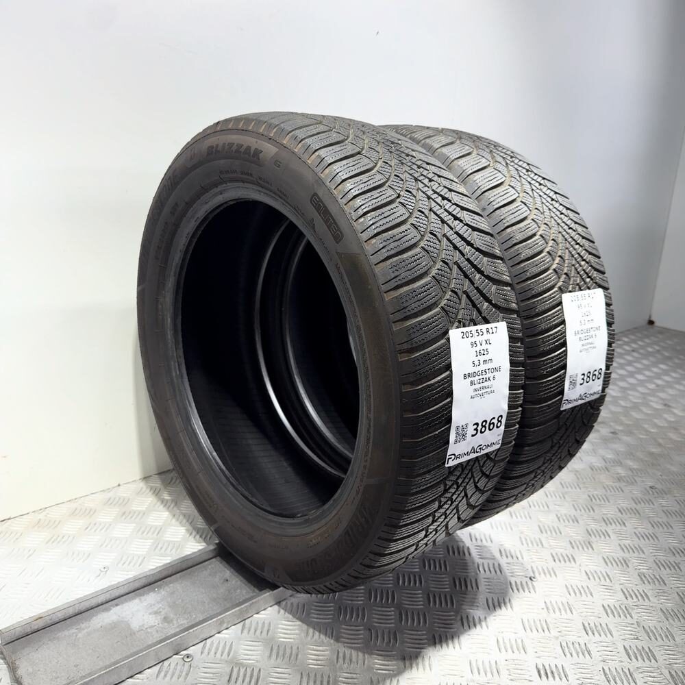 Gomme Usate 205 55 R17 XL 95V Bridgestone Blizzak 6 76% Invernali - immagine 5