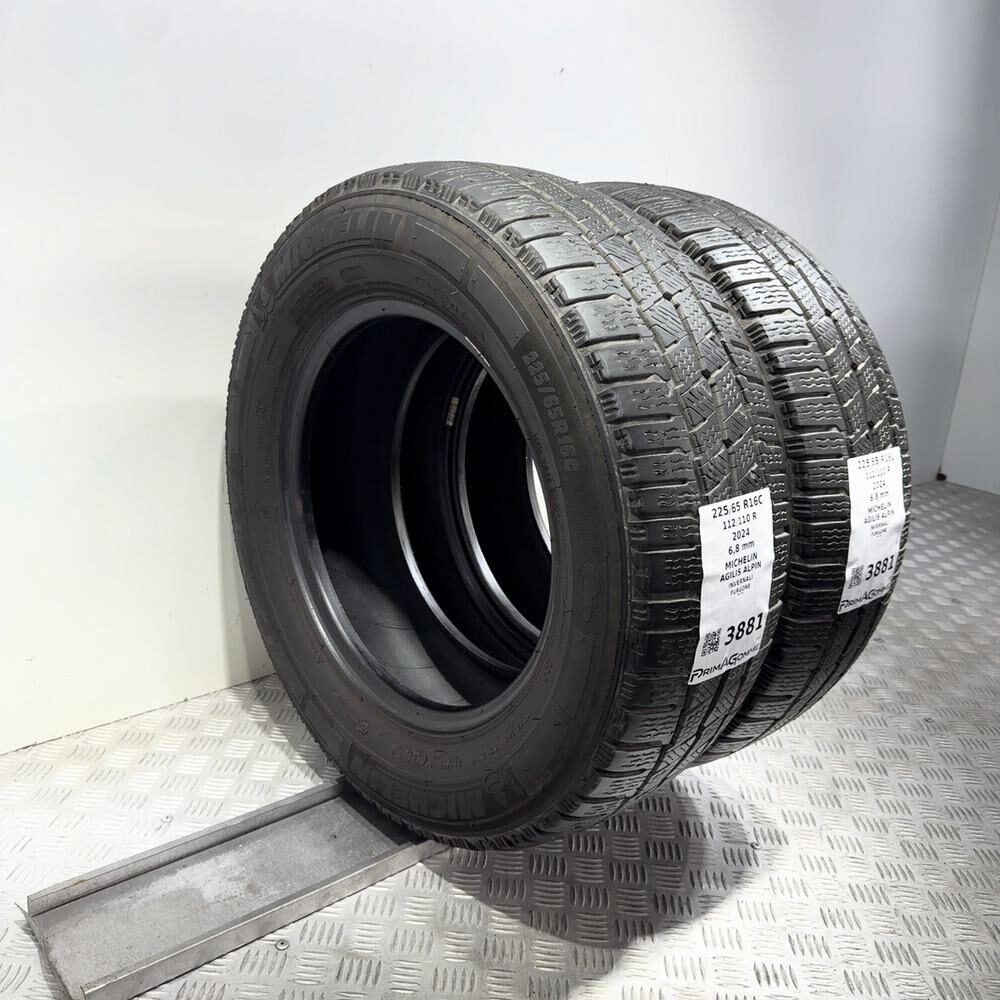 Gomme Usate 225 65 R16C 112/110R Michelin Agilis Alpin 97% Invernali - immagine 5