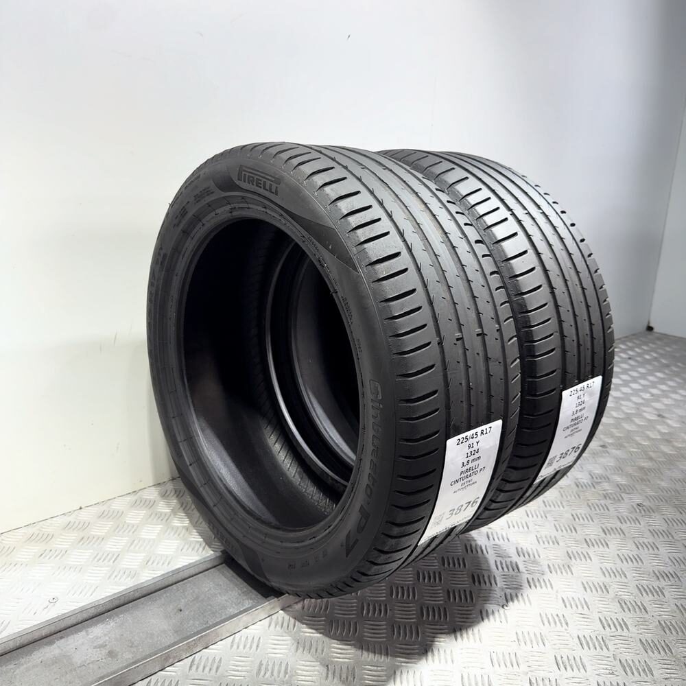 Gomme Usate 225 45 R17 91Y Pirelli Cinturato P7 Estive - immagine 5
