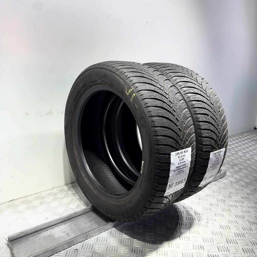 Gomme Usate 195 55 R16 XL 91H Firestone Winterhawk 4 Invernali - immagine 5