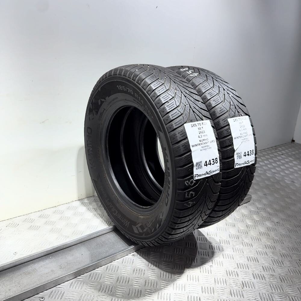 Gomme Usate 185 70 R14 88T Kumho Wintercraft WP52 Invernali - immagine 5