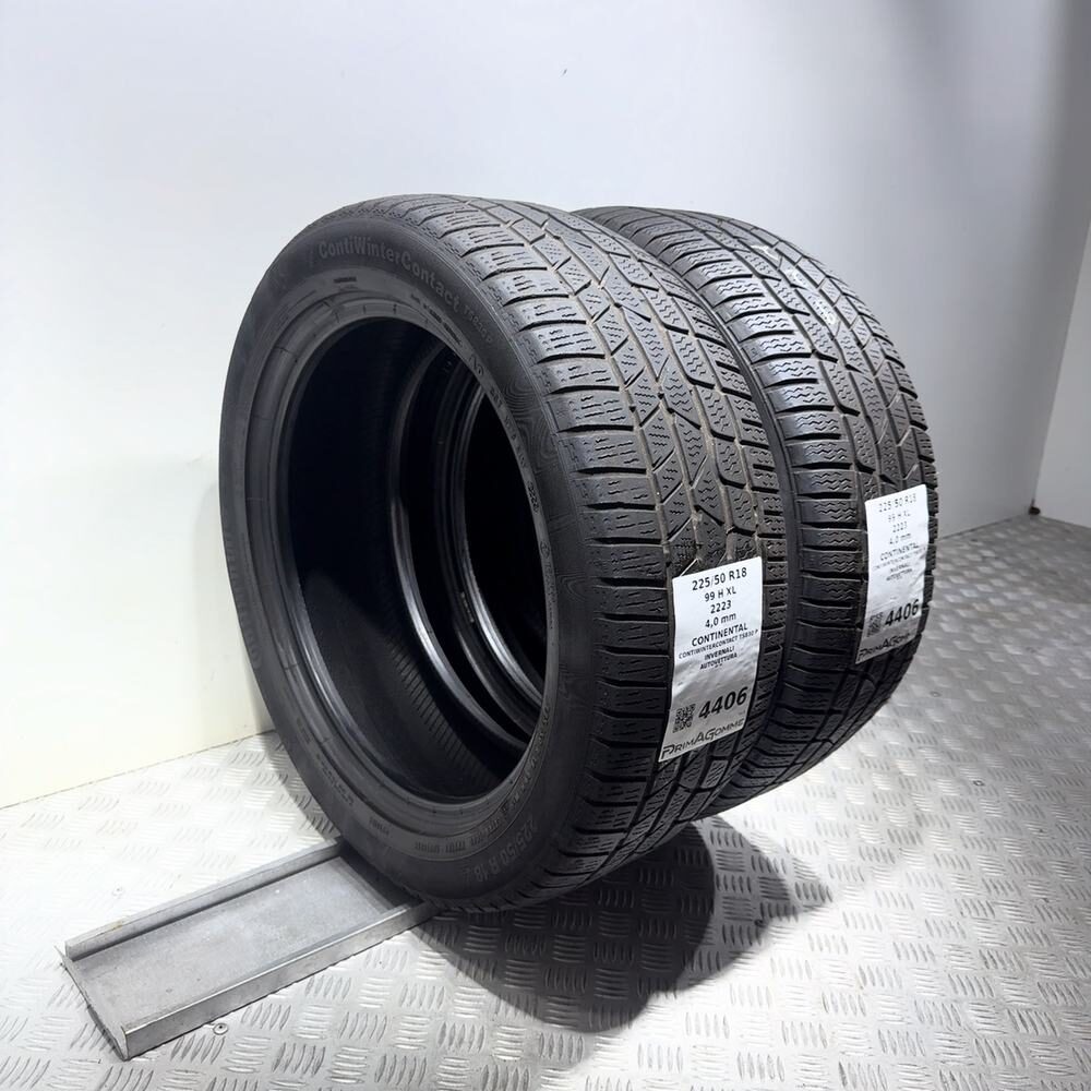 Gomme Usate 225 50 R18 99H XL Continental Contiwintercontact TS830 P Invernali - immagine 5