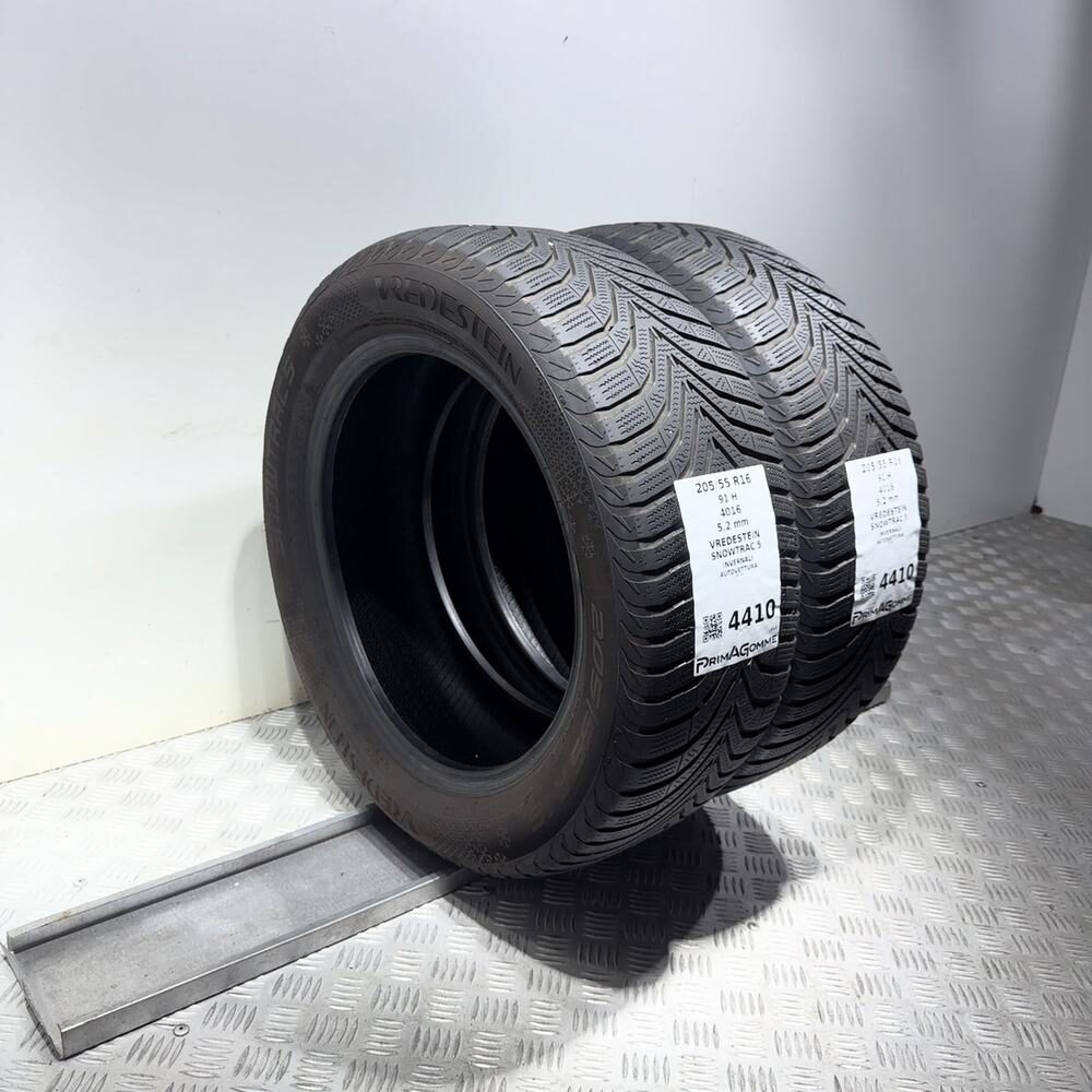 Gomme Usate 205 55 R16 91H Vredestein Snowtrac 5 74% Invernali - immagine 5