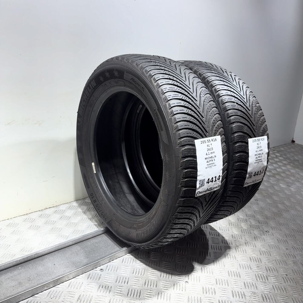 Gomme Usate 205 55 R16 91T Michelin Alpin 5 Invernali - immagine 5