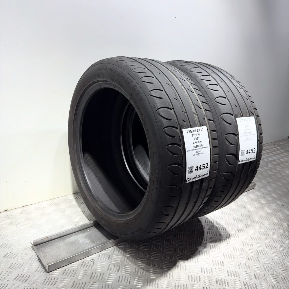 Gomme Usate 235 45 ZR17 97Y XL Sebring Uhp Ultra High Performance Estive - immagine 5
