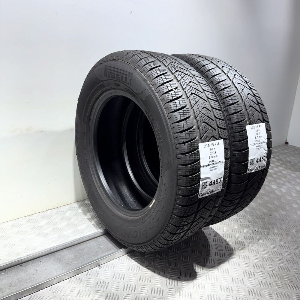 Gomme Usate 215 65 R16 98H Pirelli Scorpion Winter 71% Invernali - immagine 5