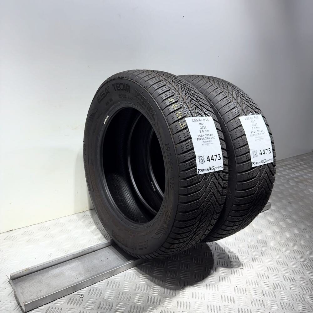 Gomme Usate 195 60 R15 88T Esa+ Tecar Supergrip Pro 83% Invernali - immagine 5