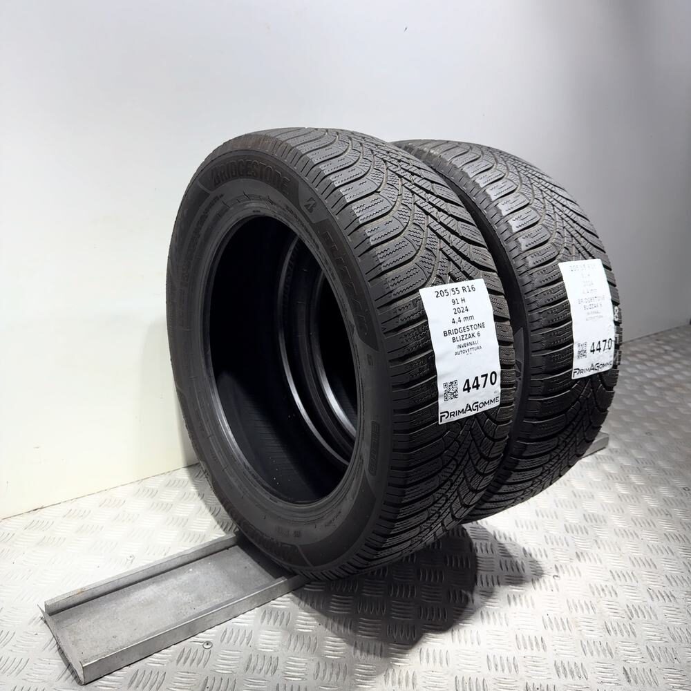 Gomme Usate 205 55 R16 91H Bridgestone Blizzak 6 Invernali - immagine 5