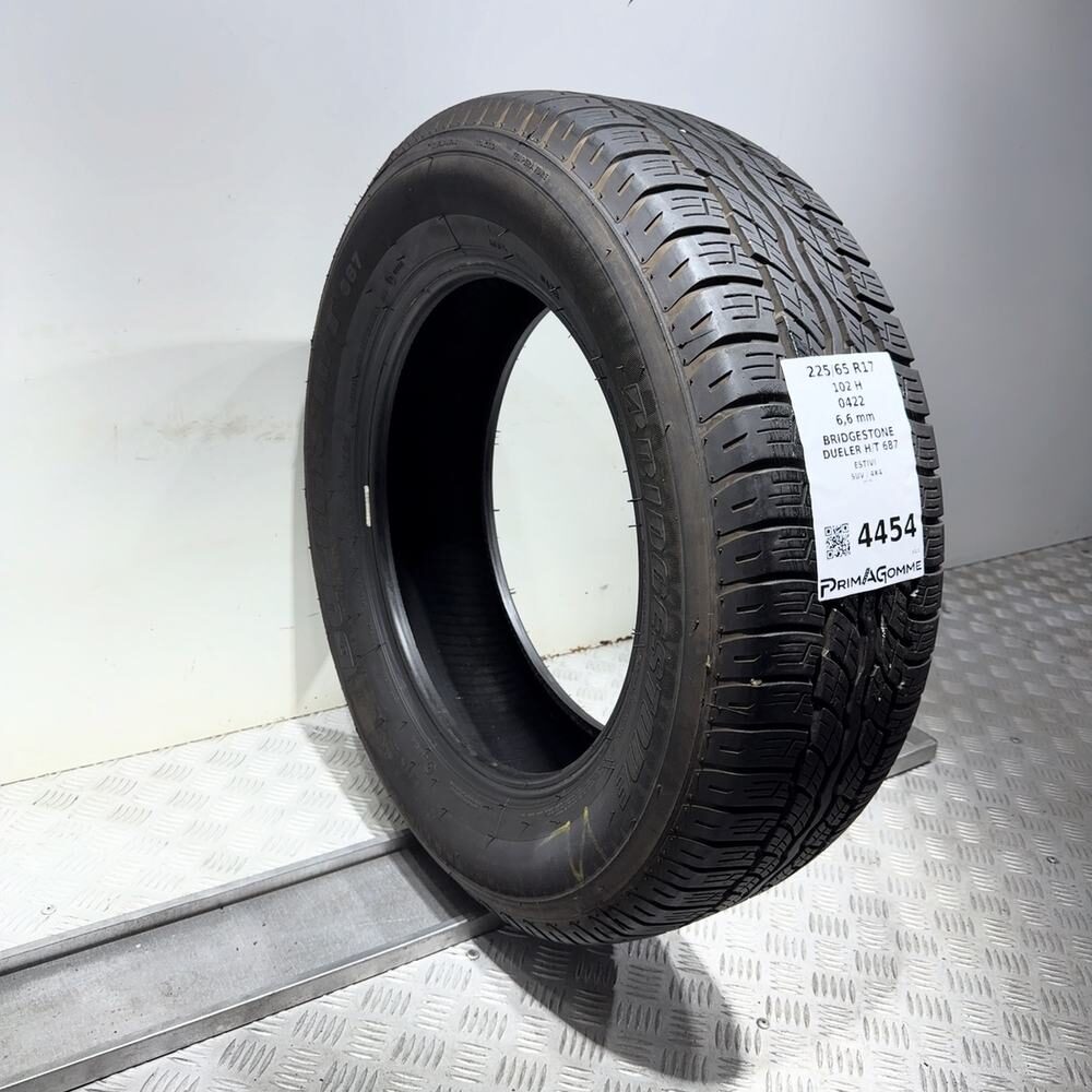 Gomma Usata 225 65 R17 102H Bridgestone Dueler H/T 687 94% Estivo - immagine 5