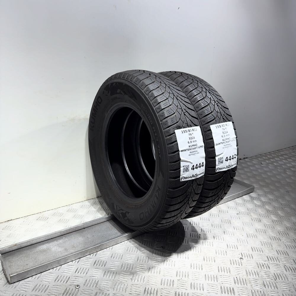 Gomme Usate 155 80 R13 79T Kumho Wintercraft WP52 86% Invernali - immagine 5