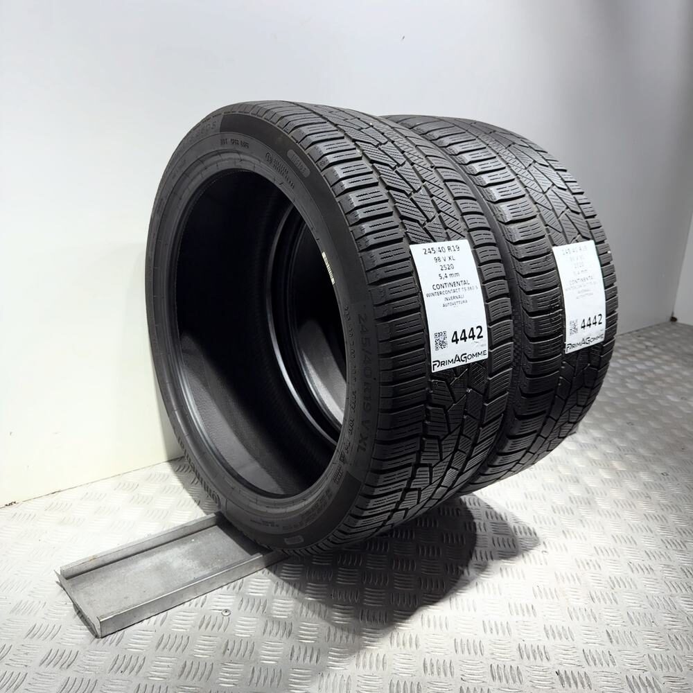 Gomme Usate 245 40 R19 98V XL Continental Wintercontact TS 860 S 77% Invernali - immagine 5