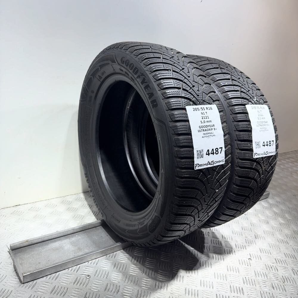 Gomme Usate 205 55 R16 91T Goodyear Ultragrip 9+ 71% Invernali - immagine 5