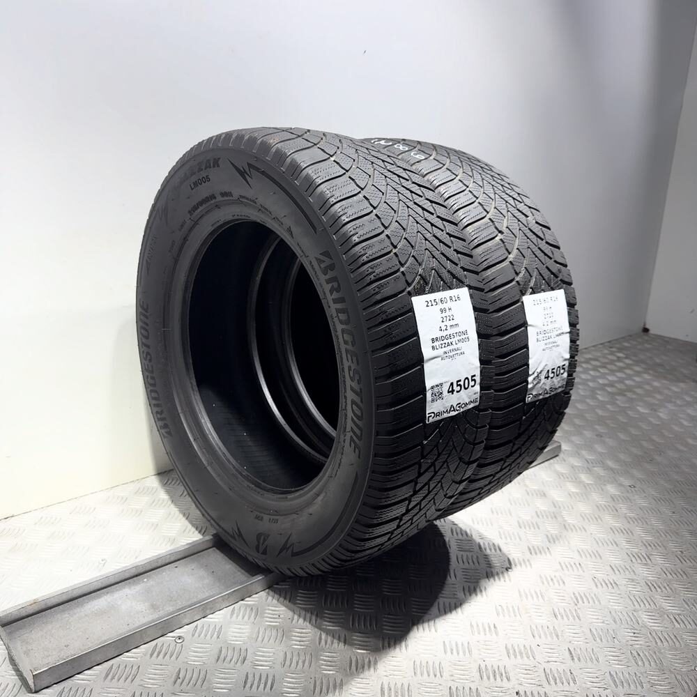 Gomme Usate 215 60 R16 99H Bridgestone Blizzak LM005 Invernali - immagine 5