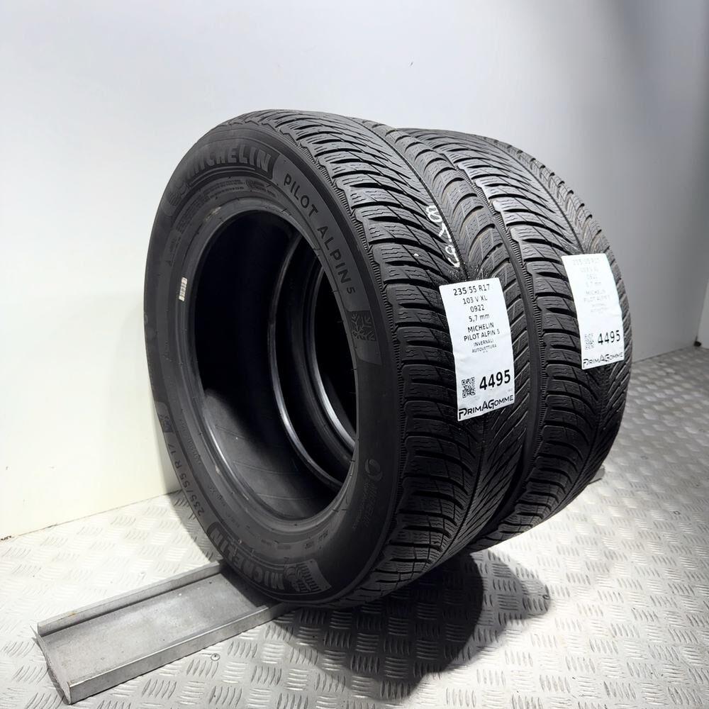 Gomme Usate 235 55 R17 103V XL Michelin Pilot Alpin 5 81% Invernali - immagine 5