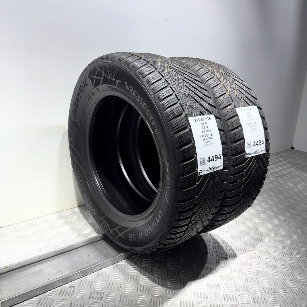 Gomme Usate 215 60 R16 99H Vredestein Wintrac 79% Invernali - immagine 5