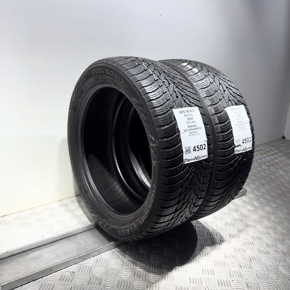Gomme Usate 205 50 R17 93V XL Nokian WR Snowproof 74% Invernali - immagine 5