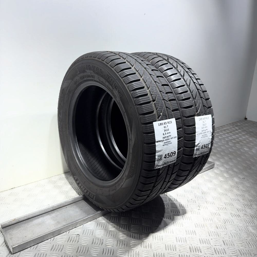 Gomme Usate 195 65 R15 91T Infinity Winter-Hero Inf-049 93% Invernali - immagine 5