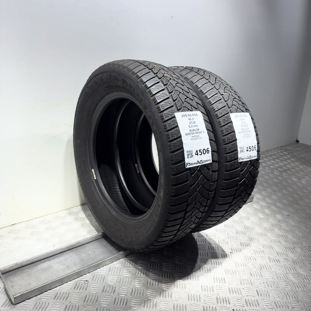 Gomme Usate 205 60 R16 96H Dunlop Winter Sport 5 74% Invernali - immagine 5