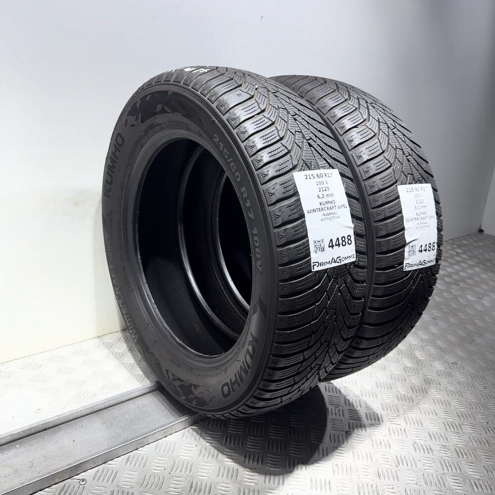 Gomme Usate 215 60 R17 100V Kumho Wintercraft WP52 89% Invernali - immagine 5