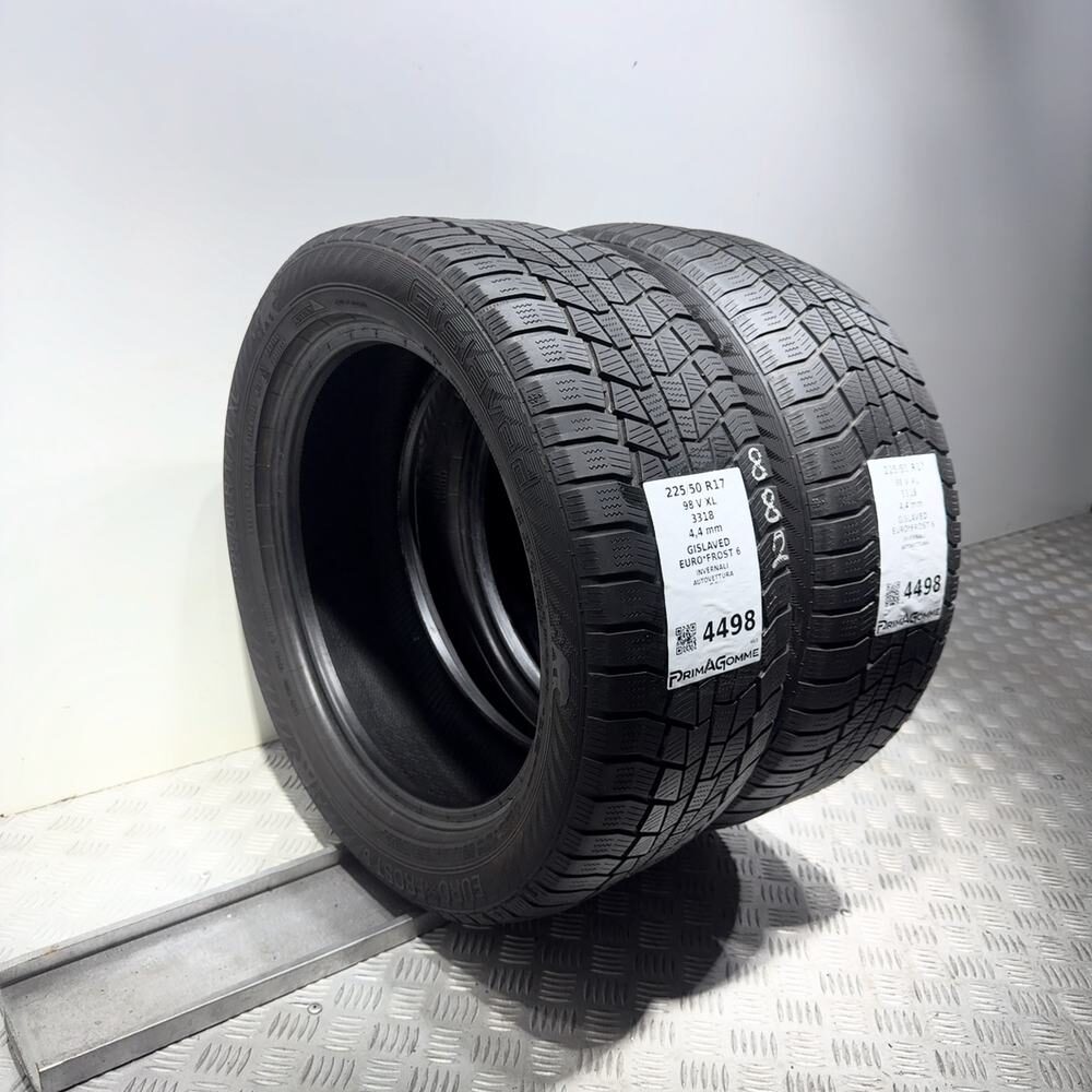 Gomme Usate 225 50 R17 98V XL Gislaved Euro*Frost 6 Invernali - immagine 5