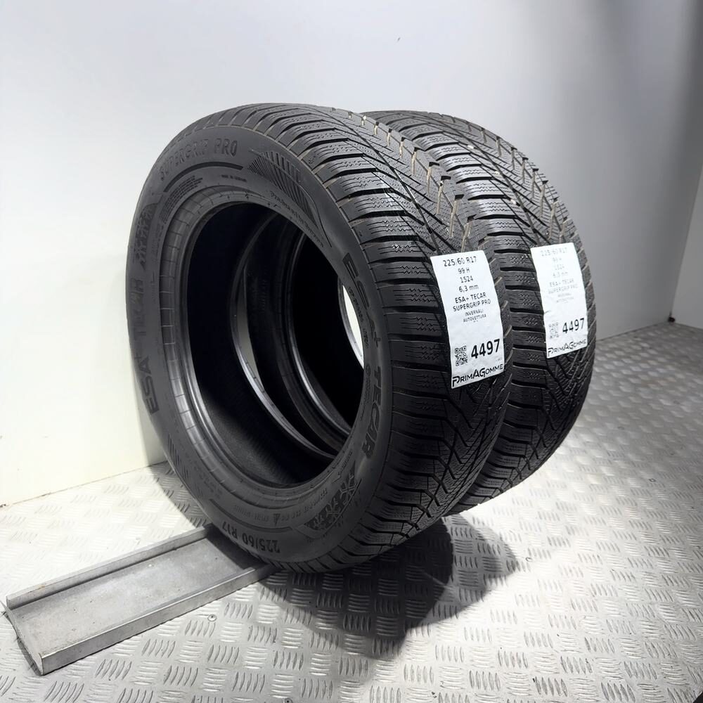Gomme Usate 225 60 R17 99H Esa+ Tecar Supergrip Pro 90% Invernali - immagine 5
