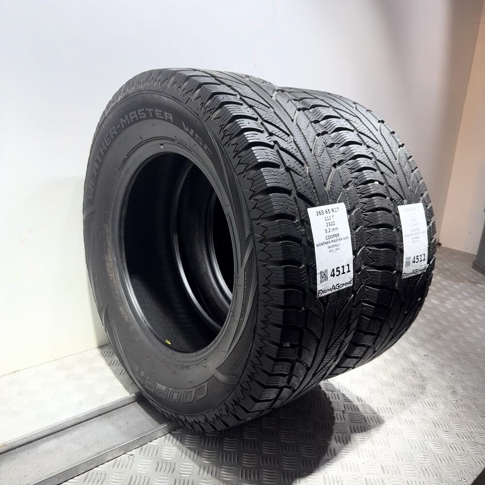 Gomme Usate 265 65 R17 112T Cooper Weather-Master Wsc 74% Invernali - immagine 5