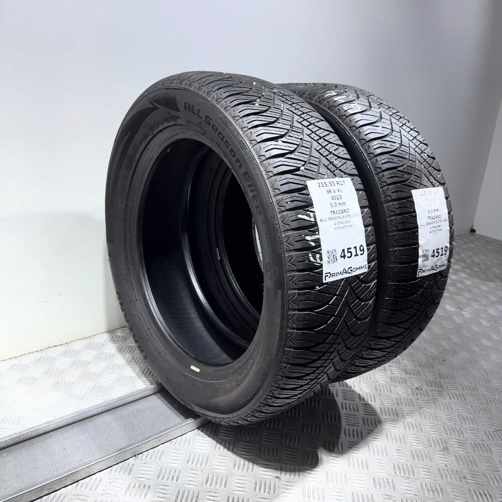 Gomme Usate 215 55 R17 98V XL Trazano All Season Elite Z-401 71% 4 Stagioni - immagine 5