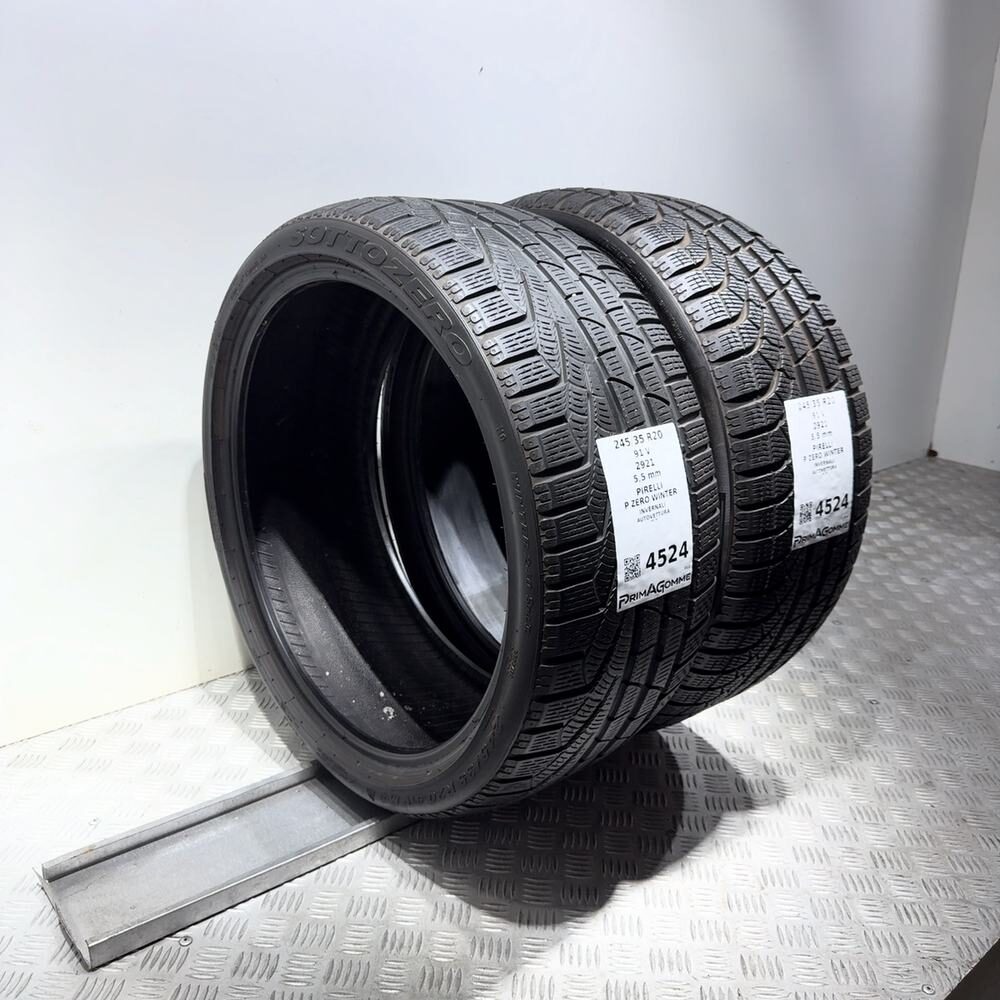 Gomme Usate 245 35 R20 91V Pirelli P Zero Winter 79% Invernali - immagine 5