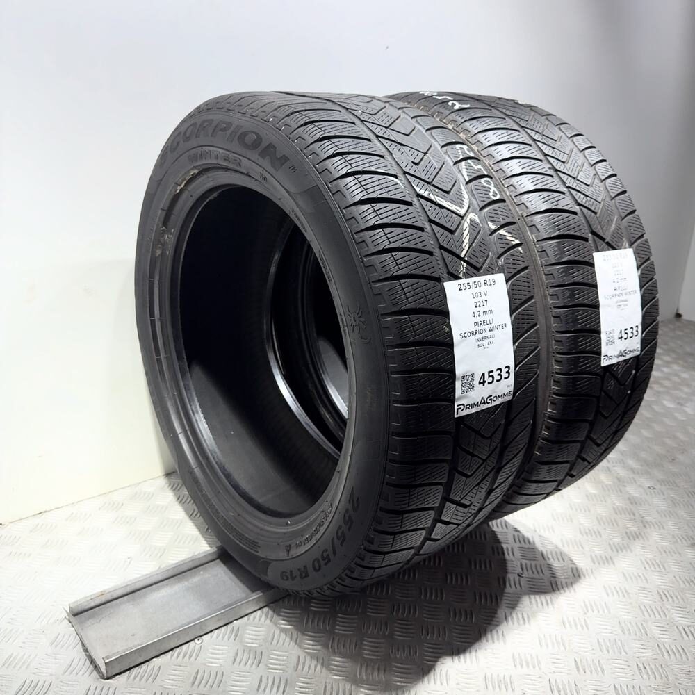 Gomme Usate 255 50 R19 103V Pirelli Scorpion Winter Invernali - immagine 5