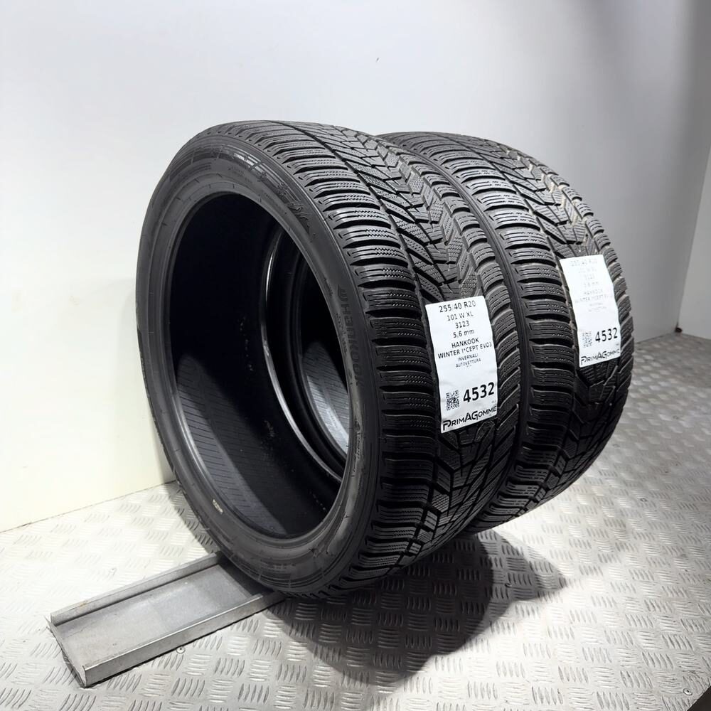 Gomme Usate 255 40 R20 101W XL Hankook Winter I*Cept Evo3 80% Invernali - immagine 5
