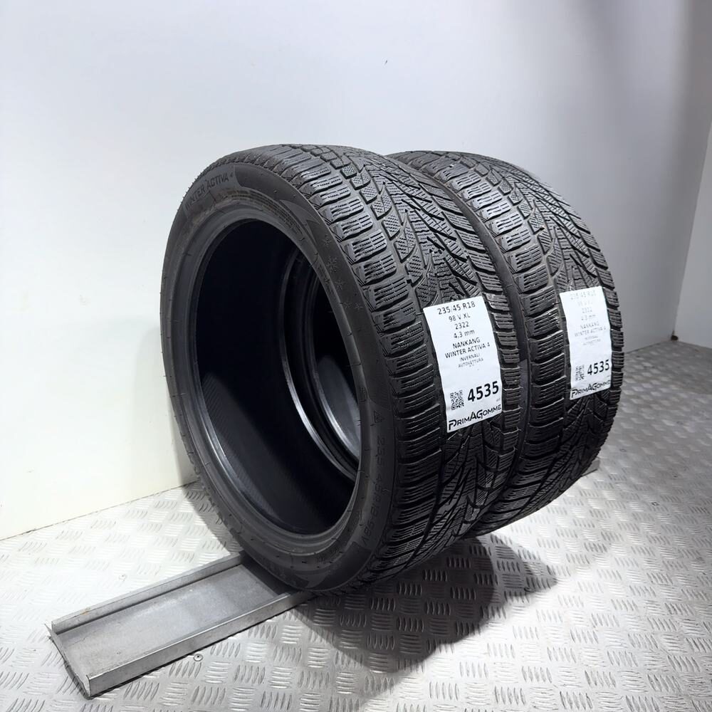 Gomme Usate 235 45 R18 98V XL Nankang Winter Activa 4 Invernali - immagine 5